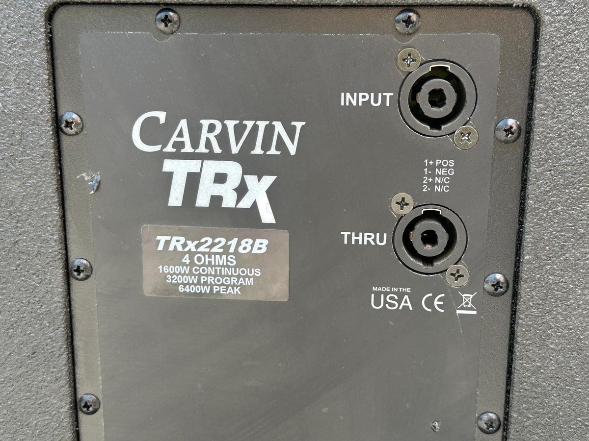 トンピリページ #222-2 #170-3 Carvin TRX2218B Dual 18