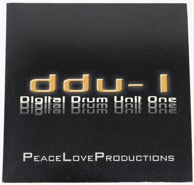 Peace Love Productions DDU-1 Digital Drum Loops/Sample/Sound Library/Sampling CD