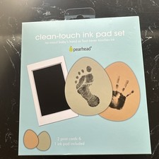 Pearhead Newborn Handprint or Footprint Clean Touch Ink Pad Baby Keepsake Craft