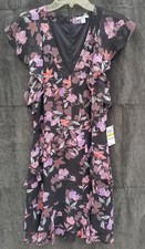 Floral Print Ruffled Dress