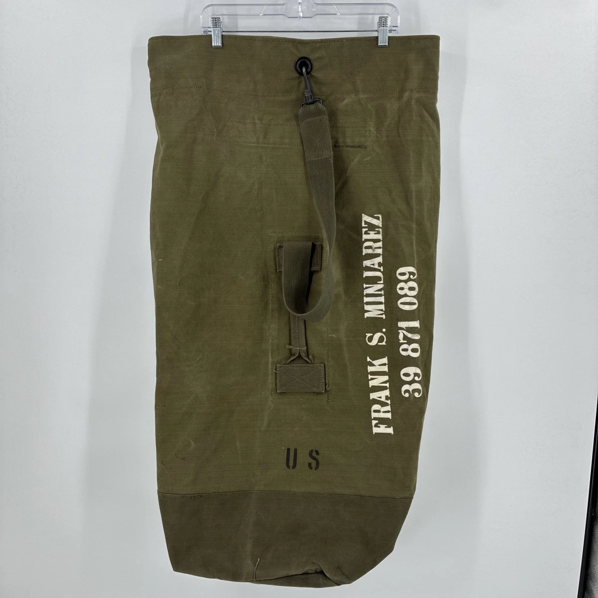 Vintage Army Duffle Bag In Collectible Military Surplus Bags