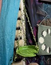 READ DESC Hanging Handmade Lilypad Trinket Dish,  Perfect for plant lovers