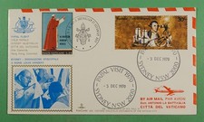 DR WHO 1970 AUSTRALIA POPE VISIT SPECIAL CANCEL MIXED FRANK VATICAN CITY R21518
