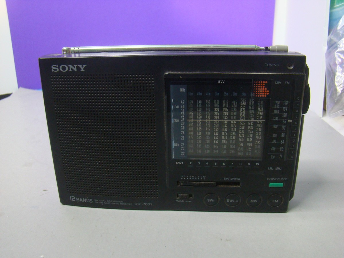 【値下げ】SONY ICF-7601 FM/AM/SW 12BAND 短波ラジオ SONY ICF-7601 AM/FM/SW 12 Band Transistor Radio | eBay