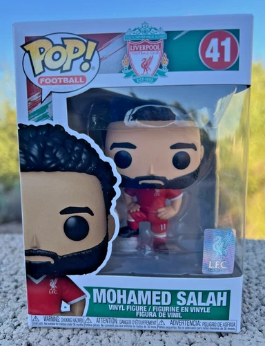 Funko Pop Football - Liverpool Football Club - Mohamed Salah (#41, NEW)