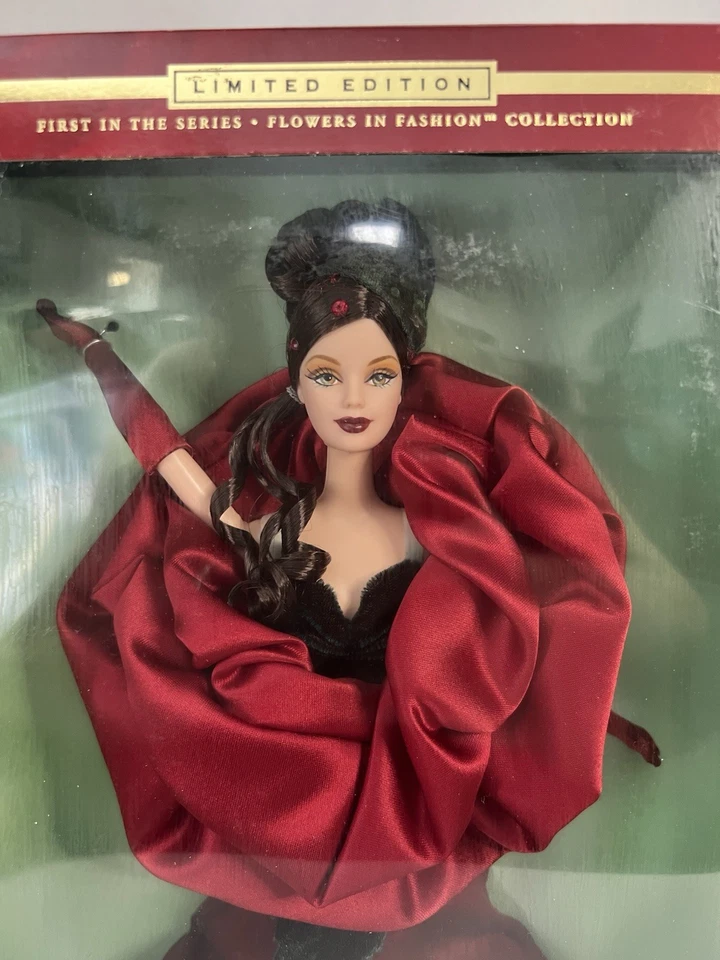 Barbie de colección edición limitada La rosa primera en la serie 2000 Mattel #29911 NRFB Foto 2 de 4