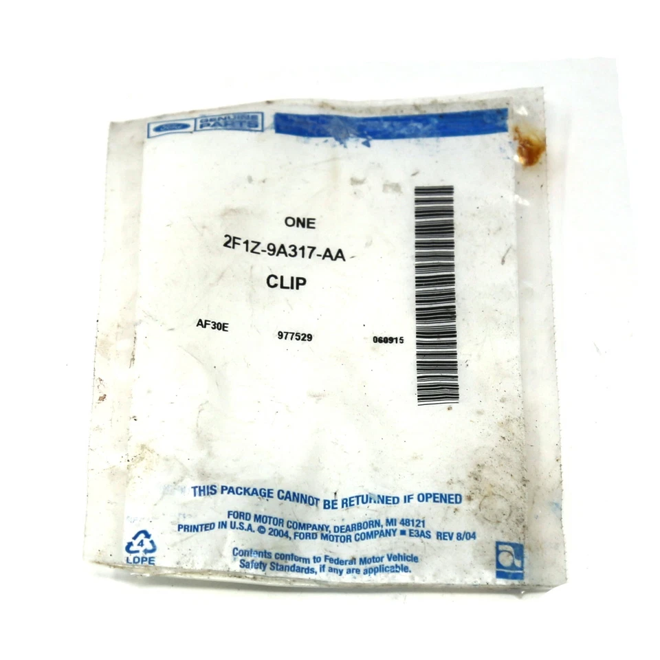 Clip de retención de línea de combustible Ford 2F1Z-9A317-AA Ford Lincoln Mercury 2F1Z9A317AA, 2 piezas Foto 3 de 4