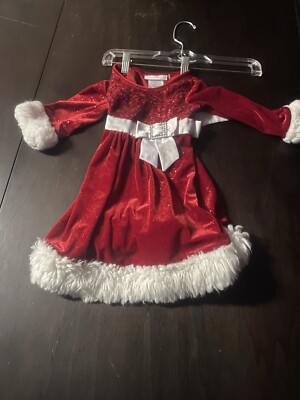 white christmas dresses Smocked Christmas Trees Short Sleeve Baby & Toddler Girl Dress main image 0