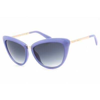 美品)ELY-SIA 「GAIA」 Kate Spade Women's Sunglasses Purple Teal Cat Eye Metal