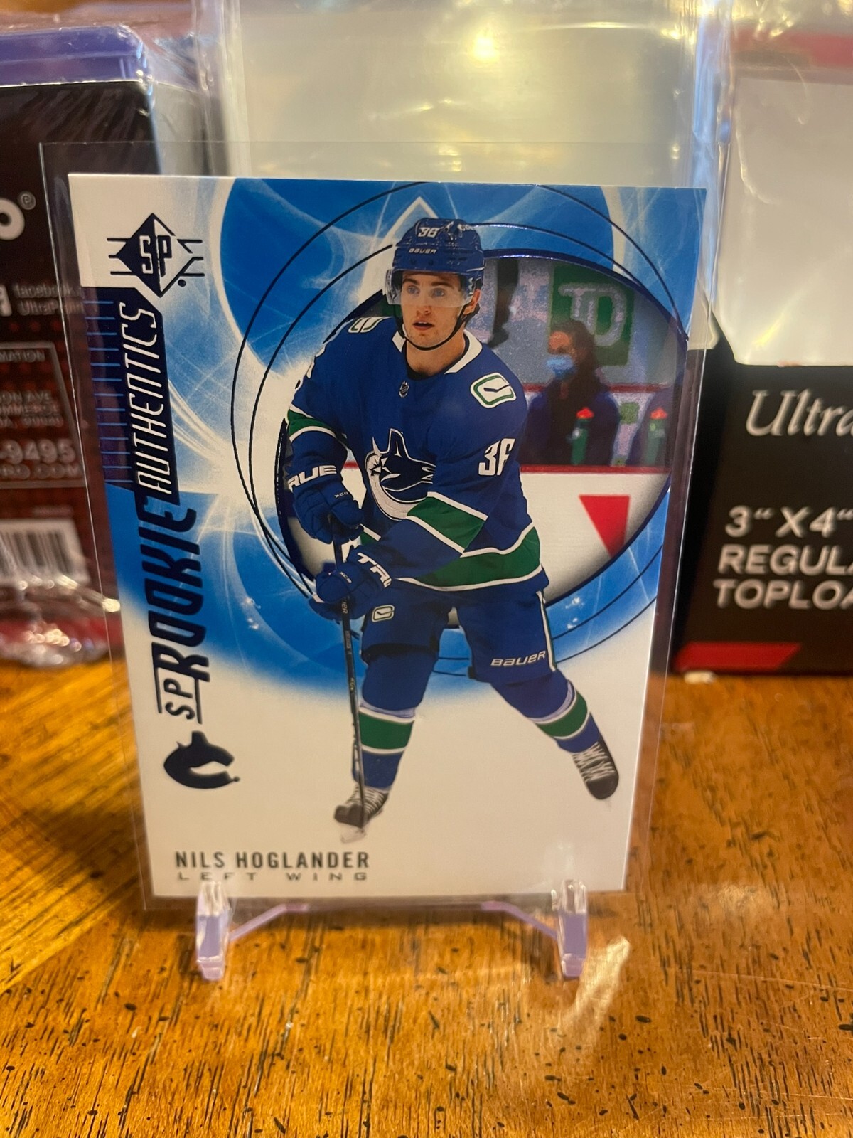 2020-21 Upper Deck SP Rookie Authentics #139 Nils Hoglander