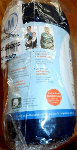 Baby Carrier Wrap Navy Moby Wrap One Size 8-35 lbs New - Picture 2 of 4