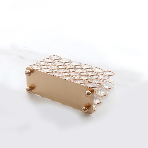 Elegant Napkin Holder for Dining Room Kitchen Countertop Crystal Tissue Holder - Imagen 5 de 6