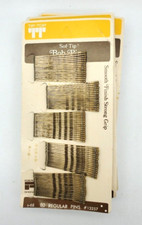 Vintage Tip-Top Sof-Tip Bob Pins 80 Smooth Finish Strong Grip, LOT OF 6, USAmade