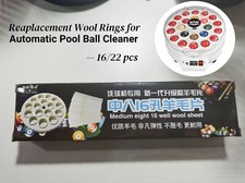 Replacement Wool Ring Sheets for Automatic Pool Ball Cleaner DR.BILLIARDS 16/22