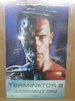 vintage Terminator 2 Judgement day 1991 original movie poster