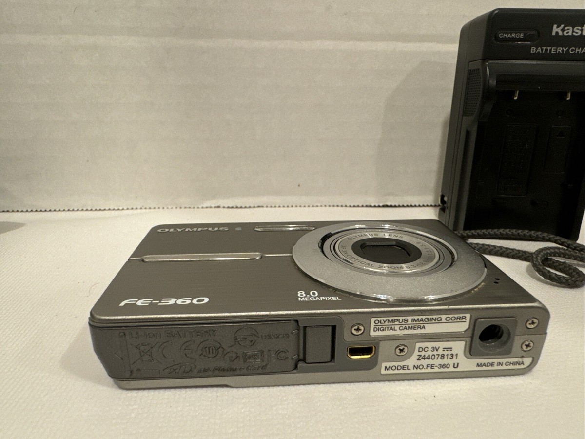 Olympus FE-360 8.0MP Digital Camera Silver | eBay