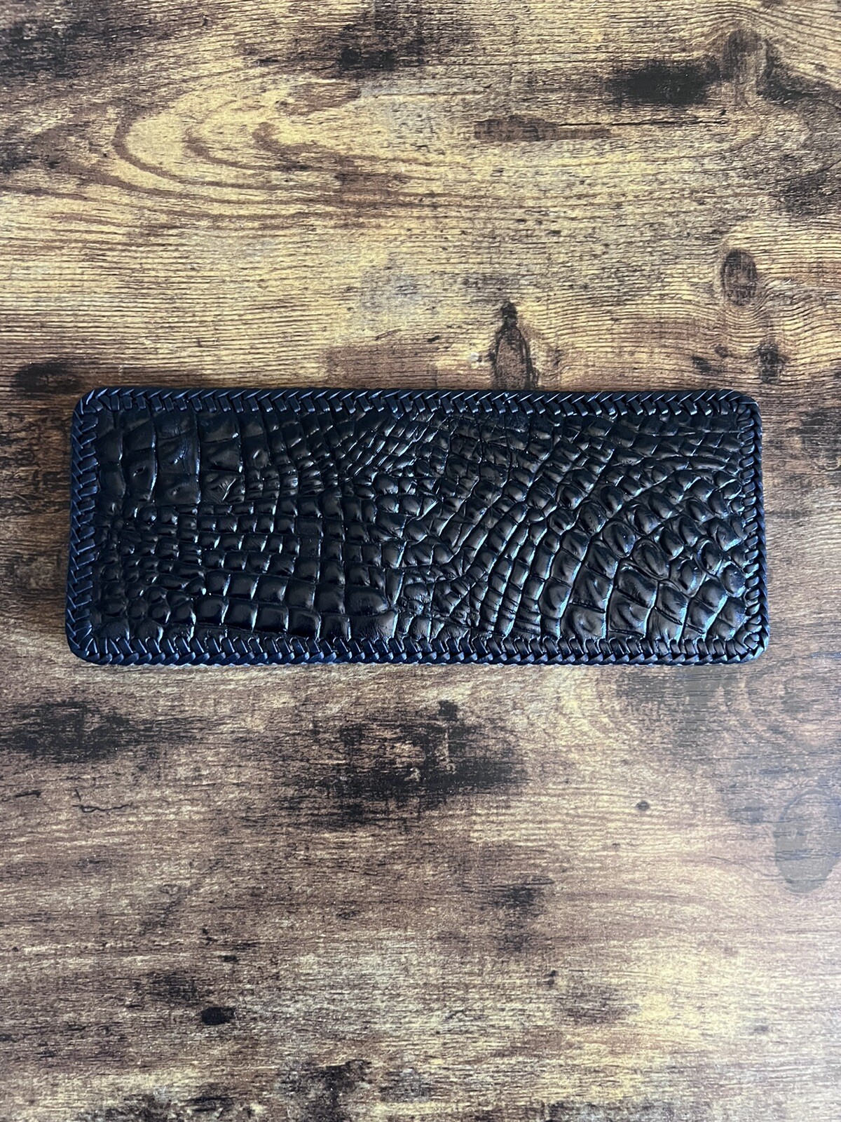 Black Leather Men's Wallet-image