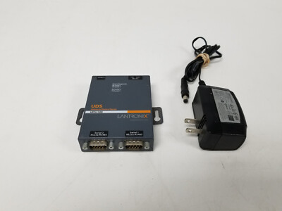 Lantronix UDS2100 Universal Device Server 080-368-000-R w/Power Adapter