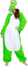 SAZAC Super Mario Yoshi Fleece Adult One Size Cosplay Costume Party Kigurumi