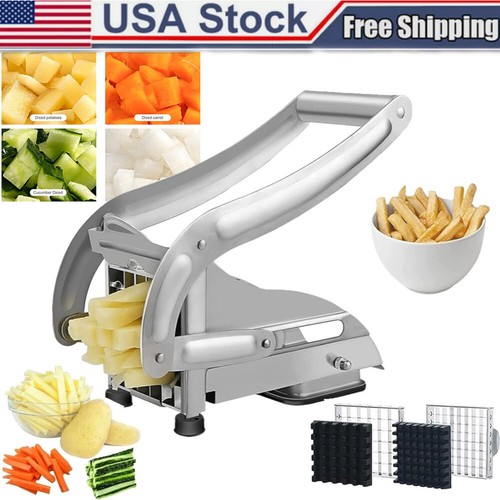 Pommes Frites Schneider Schwerlast Kartoffelschneider Edelstahl Pommes Frites Schneider - Bild 12 von 16