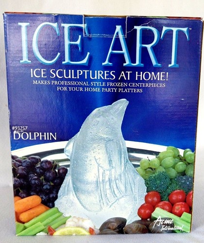 Dolphin Ice Sculpture Mold Party Centerpiece Make at Home Freezer Fun for Kids