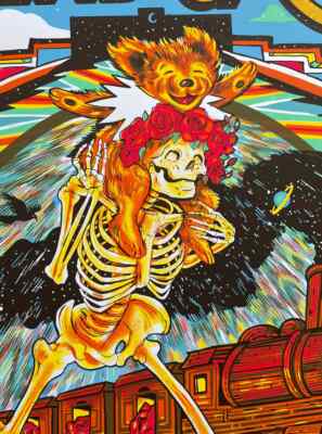 Dead and Company VIP Poster 5/23/2023 Phoenix AZ Signed & Numbered
