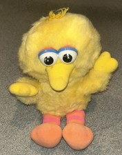 Sesame Street Baby Big Bird 13 Plush Stuffed Animal Hasbro Playskool Vintage
