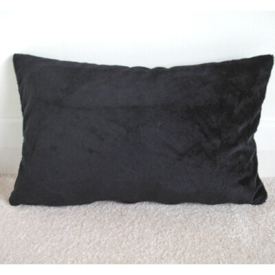Tempur Travel Pillow Cover Black Fleece Cuddlesoft Soft 16