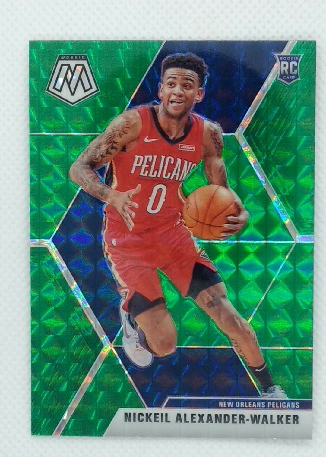 2019-20 Panini Green Mosaic Prizm Nickeil Alexander-Walker Rookie RC #205
