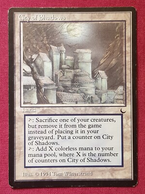 City of Shadows DRK英語 MTG DRK City of Shadows 英語 1枚 MTG DRK City of Shadows