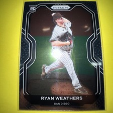 2021 Prizm Tier I #20 Ryan Weathers Base -  San Diego Padres RC