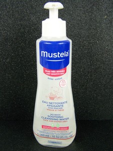 mustela no rinse soothing cleansing water