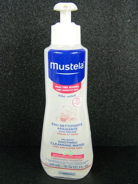 mustela sensitive skin cleansing water