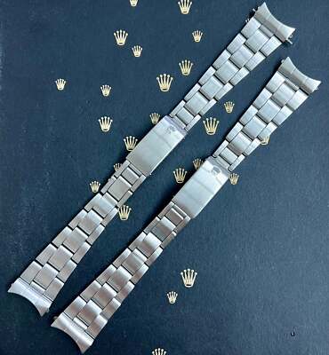 Rolex Date Air King Mens Oyster Bracelet 7835 19mm SS Band