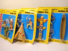 Wild Frontier Western Toys Pretend Play Indian Sets 4 Diff asst Sets Native Wild