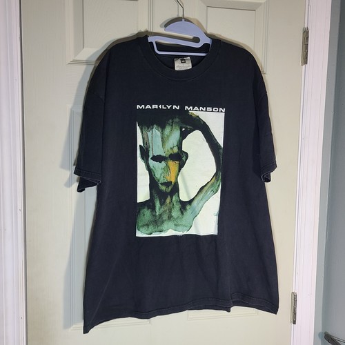 VTG Marilyn Manson Mechanical Animals Tour Band sz XL… Gem