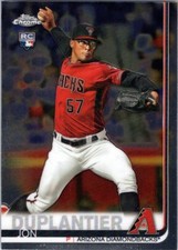2019 Topps Chrome Update #19 Jon Duplantier RC Arizona Diamondbacks