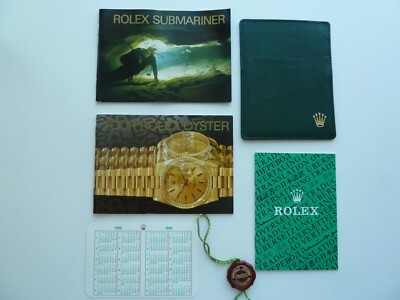 Rolex Submariner Booklet Set 6 Teilig  - englisch von 1.1992