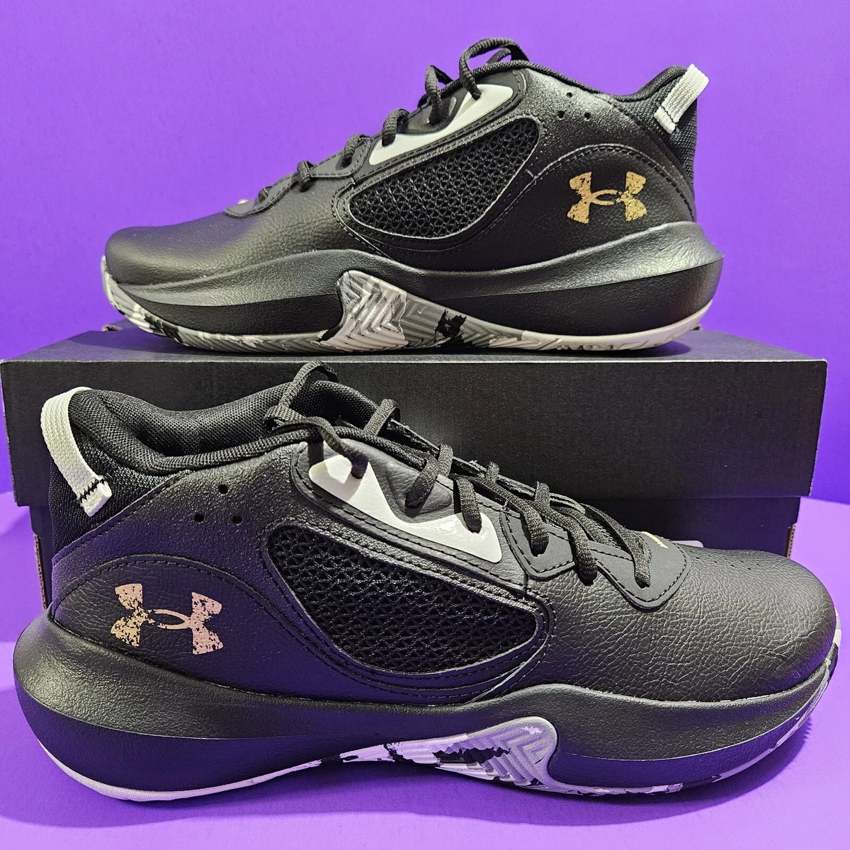 Under Armour Lockdown 4 Basketball Shoes Men’s Size 9.5 Athletic Sneakers http:// main image 4