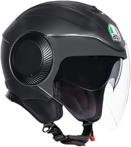 Casco jet scooter moto Agv Orbyt nero opaco matt black taglia L helmet |  eBay