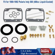 Carburetor Carb Rebuild Repair Kit fit for Polaris Indy 500 1989-1992 1991