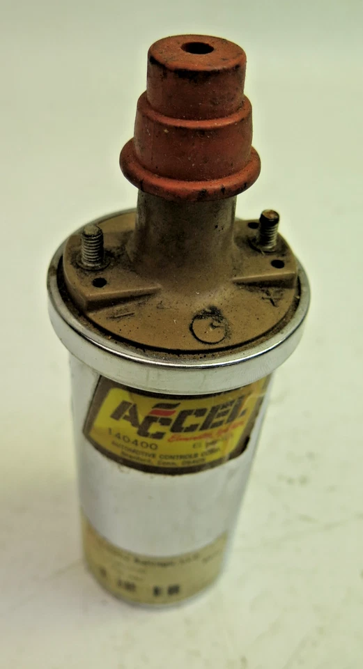 1948-1965 Harley-Davidson FL EL Panhead ACCEL 6 Volt Coil 140400 - Image 2 of 3