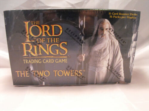 LORD OF THE RINGS TCG TWO TOWERS SEALED BOOSTER BOX OF 36 PACKS - Foto 1 di 1