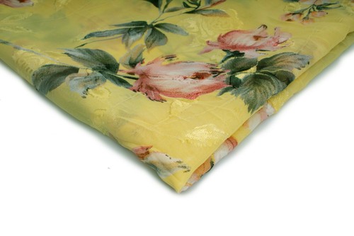 Chiffon printed fabric (Design No. 7) 50 x 150 cm - Picture 4 of 11