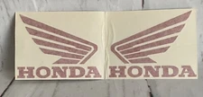 NOS Vintage Winged Honda Motorcycle MX Motocross Decal Sticker CR