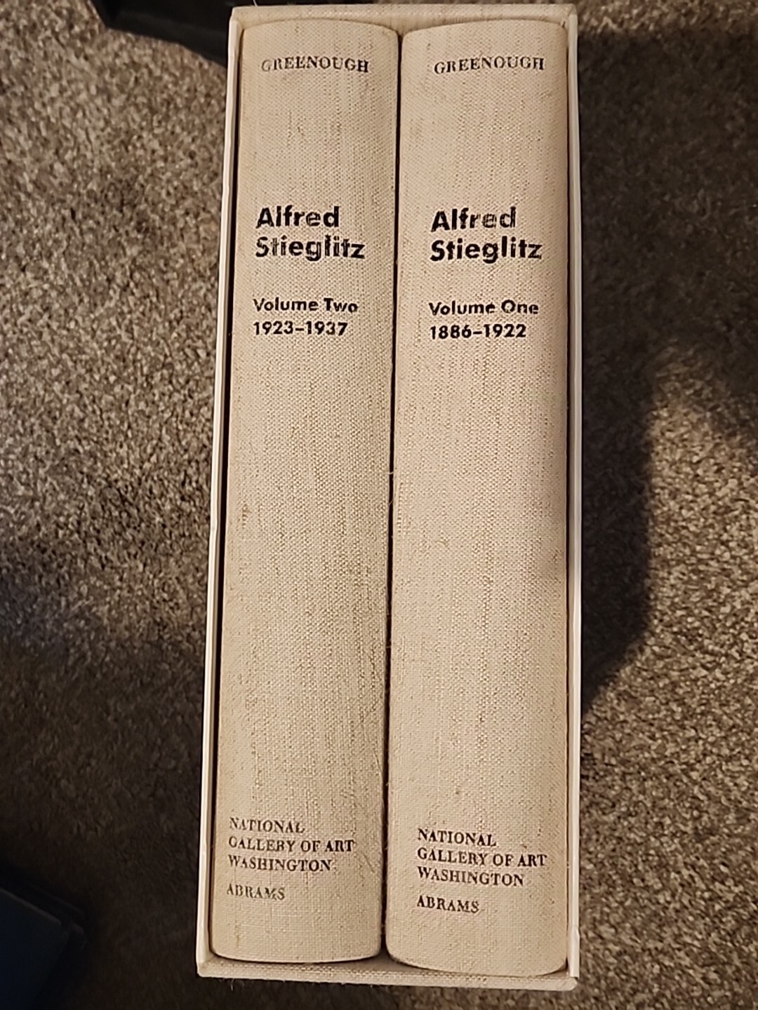 Alfred Stieglitz the Key Set Volume I, II By Sarah Greenough New