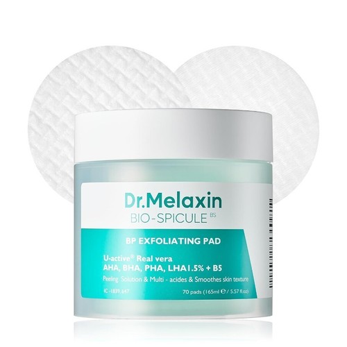 Dr.Melaxin BP Pore Exfoliating Pad 165ml / 70 Pads - Picture 2 of 6