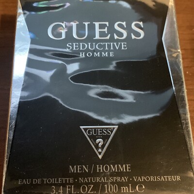 Guess Seductive by Guess 3.4 oz 100 ml EDT Cologne Spray for Men New in Box