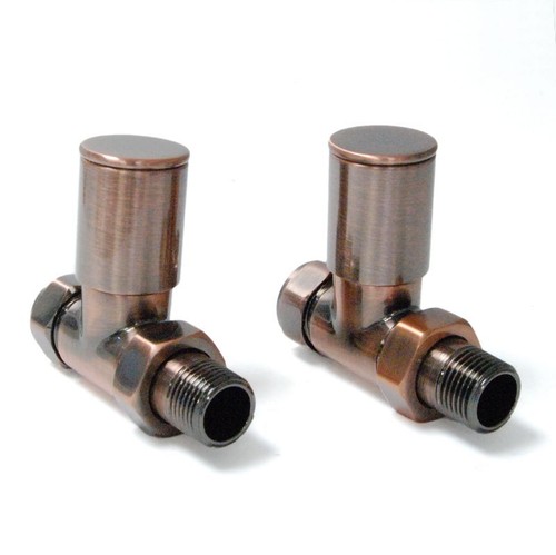 Modern Manual Radiator Valves - Milan Radiator Valve Set - Ideal for Towel Rails - Picture 24 of 52