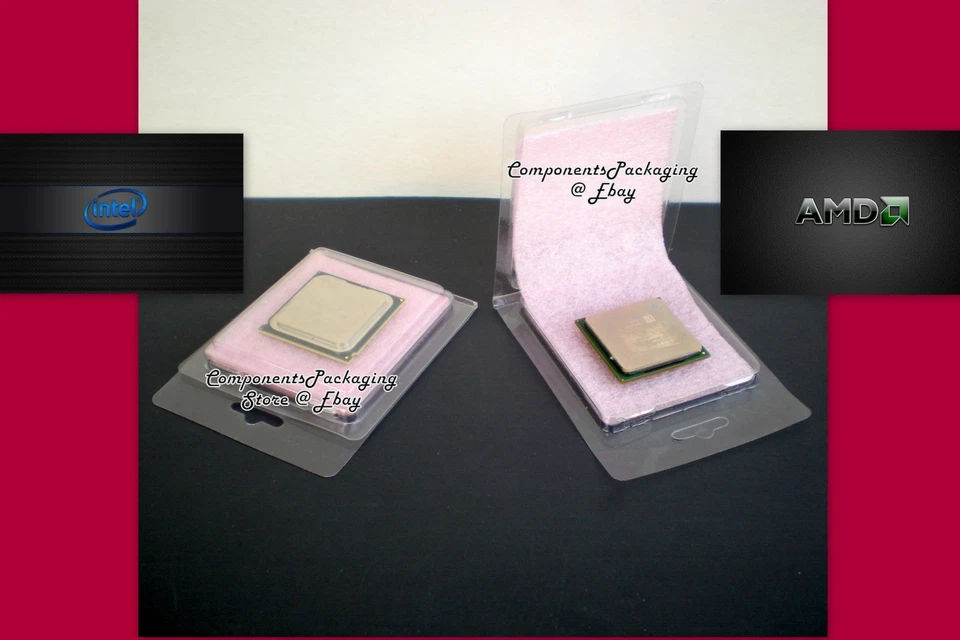 AMD CPU Clamshell Case + Anti Static Foam for Skt AM4 AM3 AM2 Processor Qty 100 - Image 4 of 4